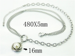HY Wholesale Necklaces Stainless Steel 316L Jewelry Necklaces-HY59N0039NS
