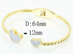 HY Wholesale Bangles Stainless Steel 316L Fashion Bangle-HY19B0981HMZ