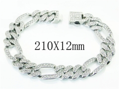 HY Wholesale Bracelets 316L Stainless Steel Jewelry Bracelets-HY13B0001LM