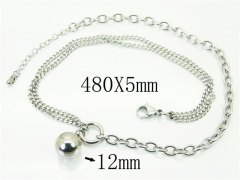 HY Wholesale Necklaces Stainless Steel 316L Jewelry Necklaces-HY59N0036NE