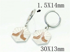 HY Wholesale Earrings 316L Stainless Steel Fashion Jewelry Earrings-HY25E0723PD