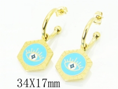 HY Wholesale Earrings 316L Stainless Steel Fashion Jewelry Earrings-HY25E0740HEE