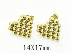 HY Wholesale Earrings 316L Stainless Steel Fashion Jewelry Earrings-HY80E0569NL