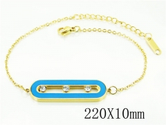 HY Wholesale Bracelets 316L Stainless Steel Jewelry Bracelets-HY80B1329OW