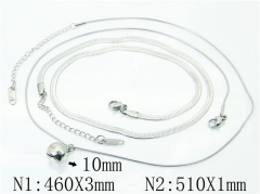 HY Wholesale Necklaces Stainless Steel 316L Jewelry Necklaces-HY59N0102OX