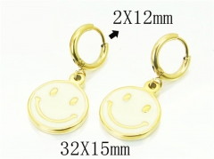 HY Wholesale Earrings 316L Stainless Steel Fashion Jewelry Earrings-HY25E0720ML