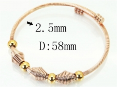 HY Wholesale Bangles Stainless Steel 316L Fashion Bangle-HY38B0668HLD