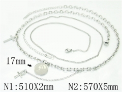 HY Wholesale Necklaces Stainless Steel 316L Jewelry Necklaces-HY32N0592HBB