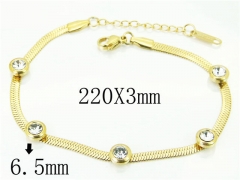 HY Wholesale Bracelets 316L Stainless Steel Jewelry Bracelets-HY59B1082MLQ