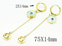 HY Wholesale Earrings 316L Stainless Steel Fashion Jewelry Earrings-HY32E0188PZ