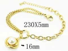 HY Wholesale Bracelets 316L Stainless Steel Jewelry Bracelets-HY59B1061NV