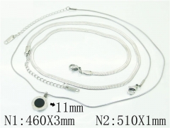HY Wholesale Necklaces Stainless Steel 316L Jewelry Necklaces-HY59N0091OW