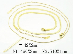 HY Wholesale Necklaces Stainless Steel 316L Jewelry Necklaces-HY59N0137HGG