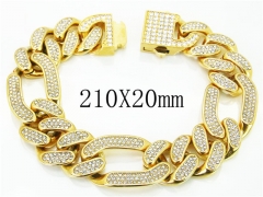 HY Wholesale Bracelets 316L Stainless Steel Jewelry Bracelets-HY13B0006M2