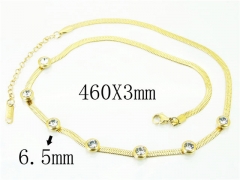 HY Wholesale Necklaces Stainless Steel 316L Jewelry Necklaces-HY59N0122OL