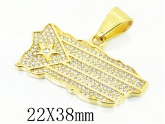 HY Wholesale Pendant 316L Stainless Steel Jewelry Pendant-HY13P1906HIL