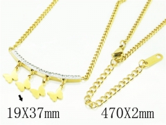 HY Wholesale Necklaces Stainless Steel 316L Jewelry Necklaces-HY80N0553NLE