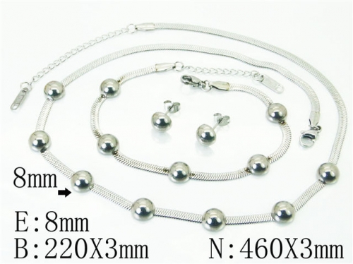 HY Wholesale Jewelry Sets 316L Stainless Steel Earrings Necklace Jewelry Set-HY59S2313HKQ