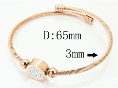 HY Wholesale Bangles Stainless Steel 316L Fashion Bangle-HY38B0701HLD