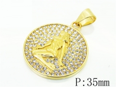 HY Wholesale Pendant 316L Stainless Steel Jewelry Pendant-HY13P1833HIW