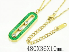 HY Wholesale Necklaces Stainless Steel 316L Jewelry Necklaces-HY80N0549OLV