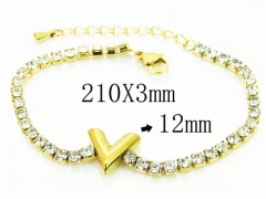 HY Wholesale Bracelets 316L Stainless Steel Jewelry Bracelets-HY32B0440PL