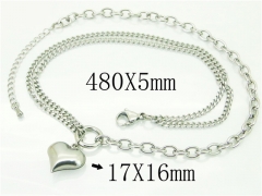 HY Wholesale Necklaces Stainless Steel 316L Jewelry Necklaces-HY59N0044NW