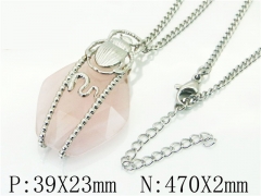 HY Wholesale Necklaces Stainless Steel 316L Jewelry Necklaces-HY92N0384HJA