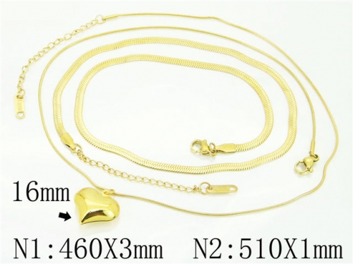 HY Wholesale Necklaces Stainless Steel 316L Jewelry Necklaces-HY59N0144HRR