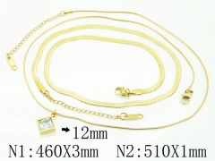 HY Wholesale Necklaces Stainless Steel 316L Jewelry Necklaces-HY59N0149HRT