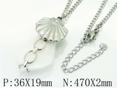 HY Wholesale Necklaces Stainless Steel 316L Jewelry Necklaces-HY92N0399HJQ