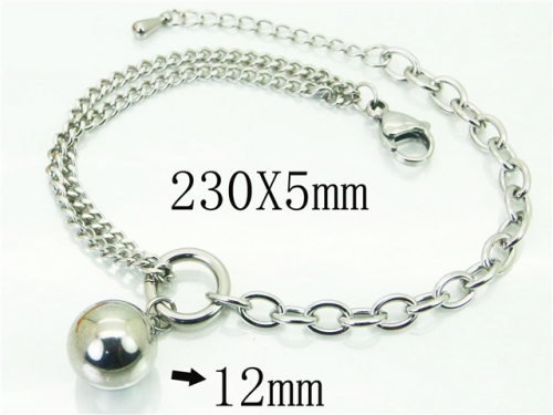 HY Wholesale Bracelets 316L Stainless Steel Jewelry Bracelets-HY59B1038MB
