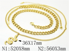 HY Wholesale Necklaces Stainless Steel 316L Jewelry Necklaces-HY32N0598HJD