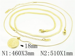 HY Wholesale Necklaces Stainless Steel 316L Jewelry Necklaces-HY59N0127HWW