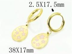 HY Wholesale Earrings 316L Stainless Steel Fashion Jewelry Earrings-HY25E0730HSS