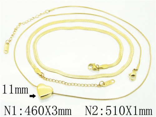 HY Wholesale Necklaces Stainless Steel 316L Jewelry Necklaces-HY59N0162HQW