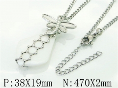 HY Wholesale Necklaces Stainless Steel 316L Jewelry Necklaces-HY92N0395HJT