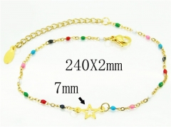 HY Wholesale Stainless Steel 316L Anklet Jewelry-HY81B0717KS