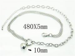 HY Wholesale Necklaces Stainless Steel 316L Jewelry Necklaces-HY59N0037NW