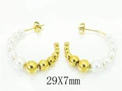 HY Wholesale Earrings 316L Stainless Steel Fashion Jewelry Earrings-HY80E0567OQ