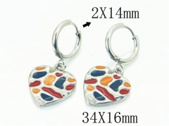 HY Wholesale Earrings 316L Stainless Steel Fashion Jewelry Earrings-HY25E0725PX