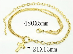 HY Wholesale Necklaces Stainless Steel 316L Jewelry Necklaces-HY59N0067OLQ