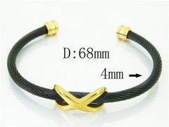 HY Wholesale Bangles Stainless Steel 316L Fashion Bangle-HY38B0734HNW