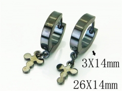 HY Wholesale Earrings 316L Stainless Steel Fashion Jewelry Earrings-HY67E0493JB