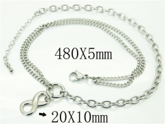 HY Wholesale Necklaces Stainless Steel 316L Jewelry Necklaces-HY59N0048NS