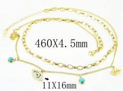 HY Wholesale Necklaces Stainless Steel 316L Jewelry Necklaces-HY32N0603HIL