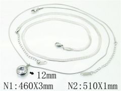 HY Wholesale Necklaces Stainless Steel 316L Jewelry Necklaces-HY59N0081OC