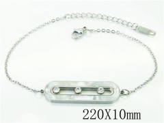 HY Wholesale Bracelets 316L Stainless Steel Jewelry Bracelets-HY80B1321NB