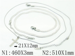 HY Wholesale Necklaces Stainless Steel 316L Jewelry Necklaces-HY59N0098OF