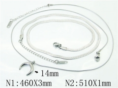 HY Wholesale Necklaces Stainless Steel 316L Jewelry Necklaces-HY59N0109OF